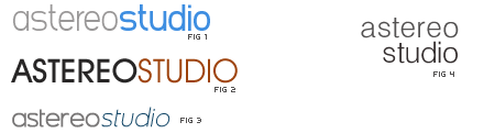 Astereostudio Logos Using Fonts
