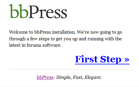 Installing BBpress: Have you seen this somewhere?