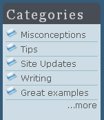 Recently Updated Categories
