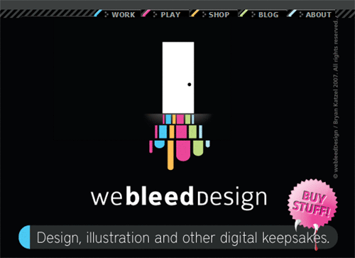 We Bleed Design by Bryan Katzel