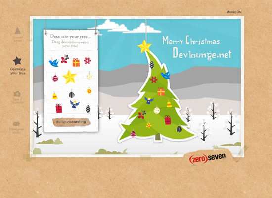 Zeroseven's Decorate Your Christmas Tree
