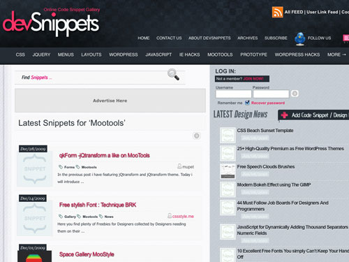 snippets-devsnippets