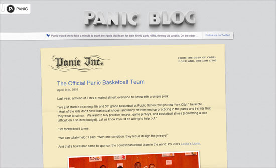 Panic Blog