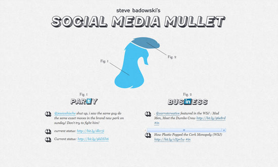 Social Media Mullet