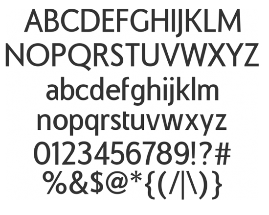 Minimalist Fonts