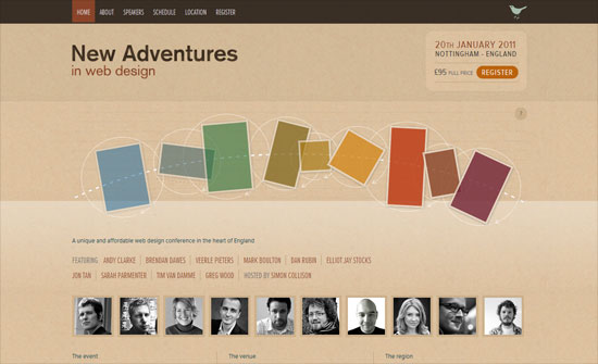 New Adventures in Web Design conference