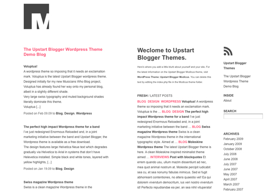 Minimalist WordPress Themes