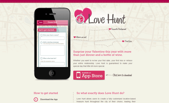 Love Hunt iPhone App