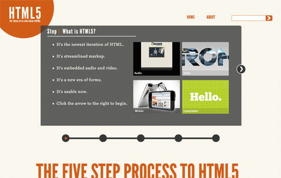 5 Steps to HTML5