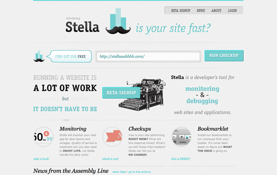Web monitoring with Stella