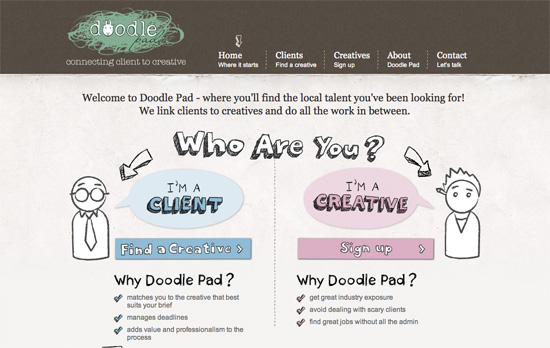 Doodle Pad website
