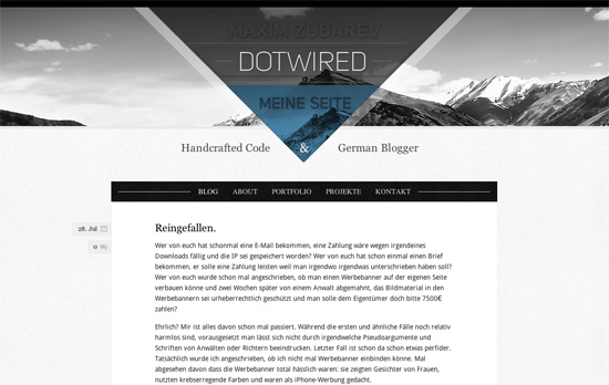 dotwired.de website