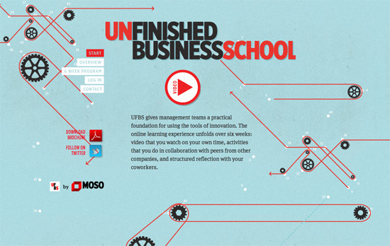 MOSO Unfinished Business School website
