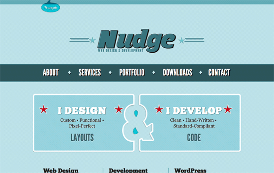 Nudge Design website