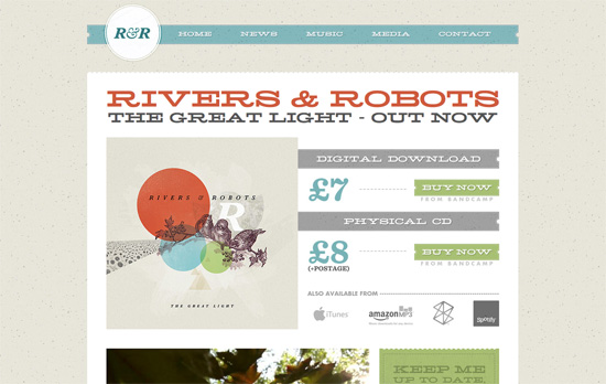 Rivers & Robots website