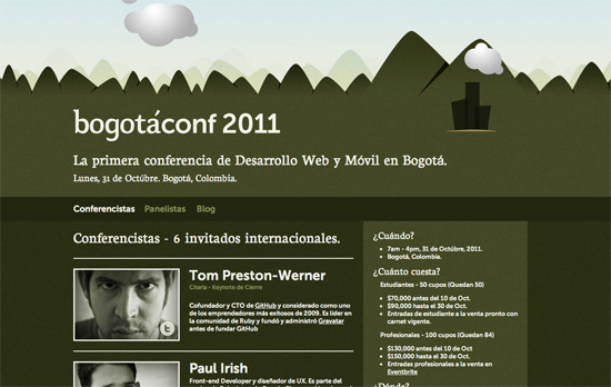 Bogotaconf website
