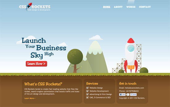 CSS Rockets website