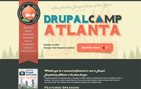 Drupalcamp Atlanta website