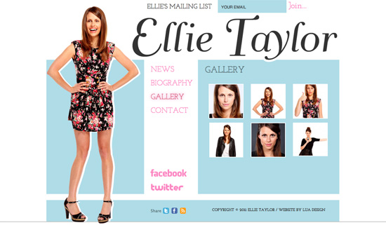 Ellie Taylor's website