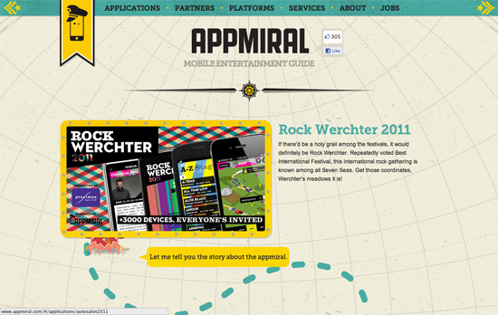 Appmiral website