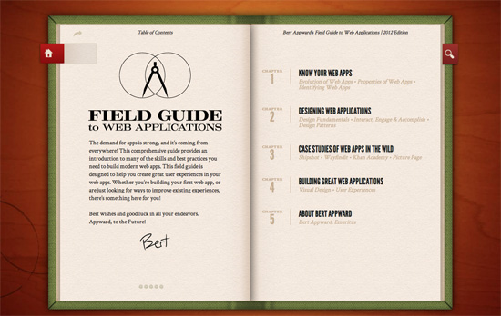Bert Appward's Field Guide to Web Applications website