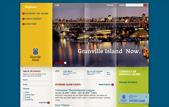Granville Island website