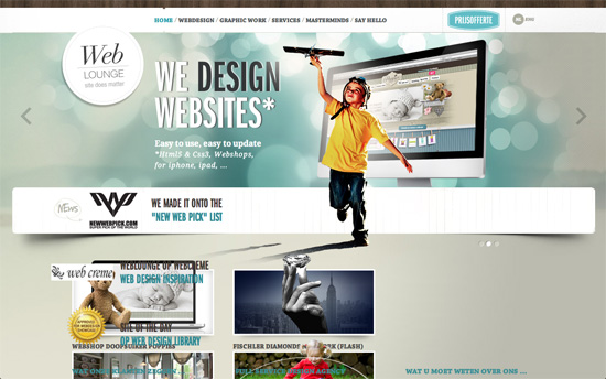 Webdesign Weblounge website