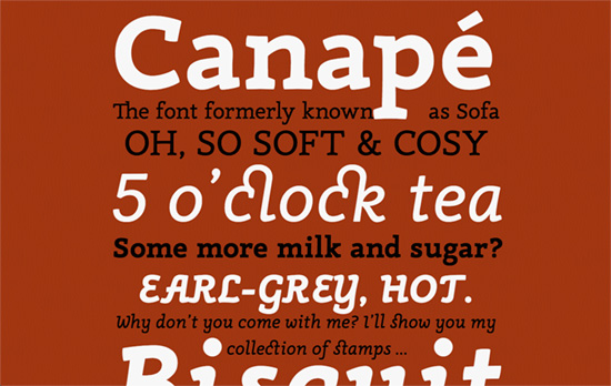 Canapé Font Micro Site