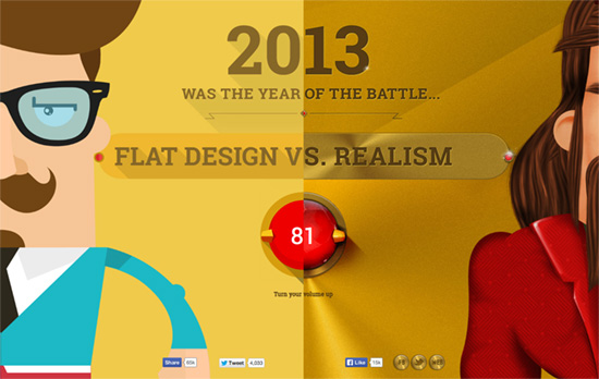 Flat Design VS Realism