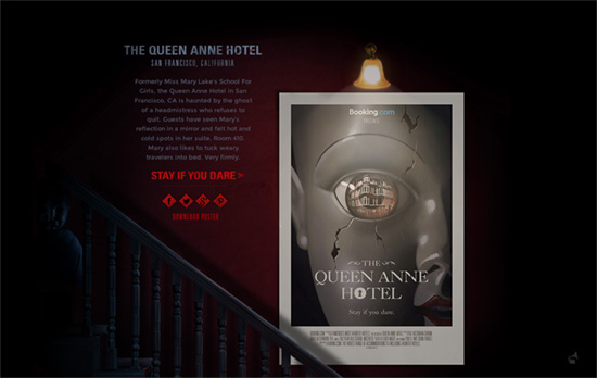 Booking.com's haunted hotels