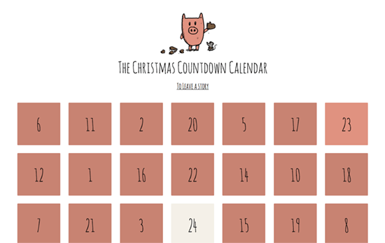 The Christmas Countdown Calendar