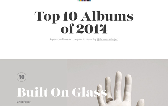 Top 10 Albums of 2014