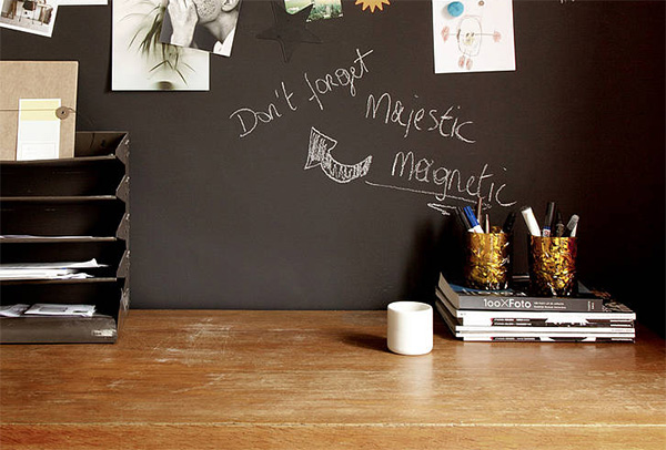 Magnetic Blackboard Wallpaper
